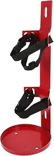 BELLIFFY Vehicle Mounted Fire Extinguisher Rack Wall Fire Extinguisher Holder Fire Extinguisher Mount Wall Fire Extinguisher Bracket Universal Fire Extinguisher Holder Fire Bracket Iron Red