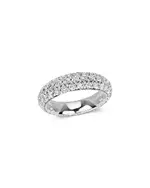 Bloomingdale's Fine Collection Diamond Pave Eternity Band in 14K White Gold, 3.0 tcw