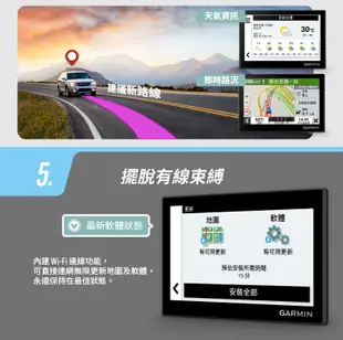 Garmin Drive 53 GPS 5吋WIFI衛星導航 支援倒車顯影(BC40/50) (10折)