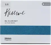 D'Addario Organics Reserve Bb Clarinet Reeds - 3.5, 25-pack