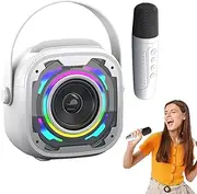 Mwqpgyh Microphone and Speaker Set | Portable Microphone and Speaker,Outdoor Boombox, Handheld Small Subwoofer, Singing Devices for All Smartphones