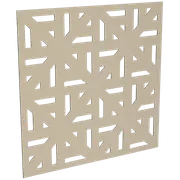 ProtectorAl 300-1200w x 300-1200h Paperbark Mosaic Unframed Solid Aluminium Decorative Panel