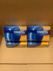 Tampax 40pk(4boxes)Cardboard Applicator Tampons Super Plus Absorbency Unscented