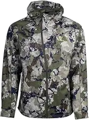 [King's Camo] XKG Tracker Soft Shell Jacket | Lightweight, Breathable, Windproof | Hunting, Hiking & Fishing (XK7, 2X-Large), Olive, X-Large