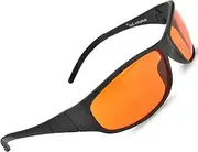 Blue Blocking Amber Glasses for Sleep - Nighttime Eye Wear - Special Orange Tinted Glasses Help You Sleep and Relax Your Eyes