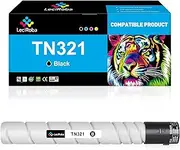 LeciRoba TN321 Black Compatible Toner Cartridge Replacement for Konica TN321 TN-321 TN321K Black Toner for Konica Minolta bizhub C224 C224e C284 C284e C364 C364e C7822 C7828 (1-Pack)