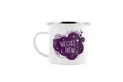 Grindstore Witches Brew Enamel Mug (White) (One Size)