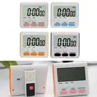 Foldable Stand Magnetic Digital Kitchen Timer LED Clock Alarm Countdown