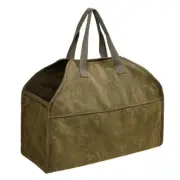 Firewood Carrier Canvas Log Container Storage Solution Woodpile Bag