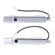 Door Handle Outer for Toyota Landcruiser 07-21 Set 2 Chrome REAR LH+RH W/Sensor (for: Toyota)