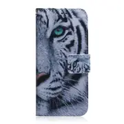 Tiger Pattern Coloured Drawing Horizontal Flip Leather Case for Huawei Honor 8X, with Holder & Card Slots & Wallet