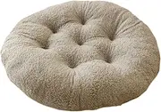 Fonowx Removable Round Cushion for Hanging Egg Chair Garden Pod Mat Outdoors, Gray, as described