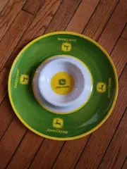 John Deere Chip & Dip Tray Serving Plate Melamine 13" NEW