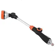 Watering Wand Heavy Duty Garden Hose Nozzle Long Hose Pipe Sprayer for Hanging Basket Watering Garden Nozzle, Wand, Sprayer, Water -