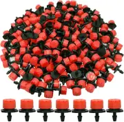 200Pcs Adjustable Drip Irrigation Emitters, 1/4Inch Adjustable Micro Drip Irriga