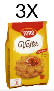 Norwegian Waffle Baking Mix Toro Vafler Mix Vaffel Waffles 3X246g