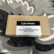 CyberPower CSP806T Professional 8-Outlet Surge Protector, 2250 Joules (6ft Cord)