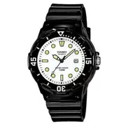 Casio Ladies Black and White Analogue LRW200H-7E1/LRW-200H-7E1V