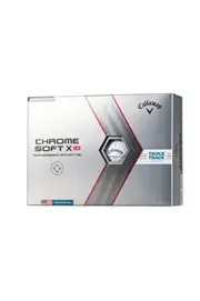 Callaway Golf Ball CHROME SOFT X LS 2022 1 Dozen (12 Pieces) 4 Piece Constructio