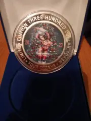 2023 Four Queens Sexy Christmas 300.00 Silver Strike HTF 6oz .999 Pure Silver
