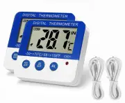 Fridge Freezer Thermometer Max/Min Memory LXSZRPH High & Low Temperature Alar...