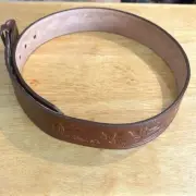 Sears Boys New Old Stock Tooled Western Belt Size large