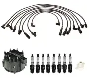 ACDelco Ignition Kit Distributor Rotor Cap Wire Spark Plugs for K20 K10 K2500 V8