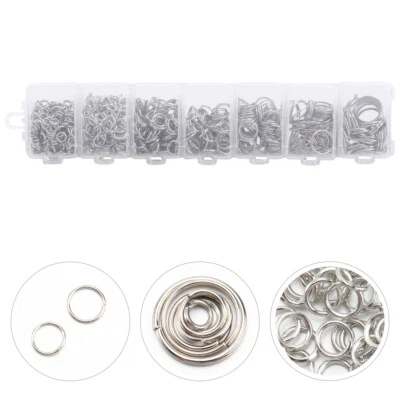 Silver Jump Rings Connecting Clasps Charms Links Jewelry Making Jump Rings