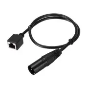 3Pin XLR Male to RJ45 Female Adapter Cable, 1pcs 1.6ft XLR Microphone Cable