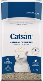 Catsan Cat Litter Ultra Clumping Clay 3.5Kg X4