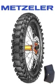 METZELER 110/100-18 DIRT REAR TIRE + TUBE MC360 MIDHARD KTM 250 300 350 450 500
