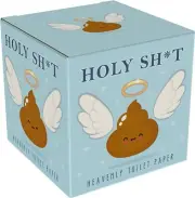 HOLY SH*T Toilet Paper Roll - Heavenly Angel Poop Funny GaG Bathroom Party Joke
