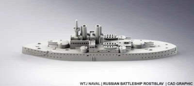 Rostislav - Russian Navy - Pre Dreadnought Era - Wargaming - Axis and Allies - N