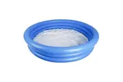 Airtime 3-Ring 152x30cm Kiddie Swimming Pool Round Outdoor Inflatable Fun Blue