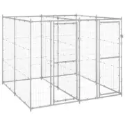 2-Door Steel Kennel Outdoor Garden Dog Puppy Play Pen Training Exercise Cage
