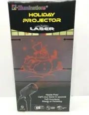 EZ-Illuminations Laser Holiday Projector Snowman Decorating Outdoor Twinkling