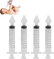 Baby Nasal Aspirator, 2 Box Professional Syringe Baby Nasal Irrigator Infant Nose Cleaner Rinsing Device with Cleanable and Reusable Silicone Nasal Suction Tip