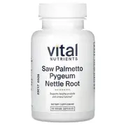 Vital Nutrients, Saw Palmetto Pygeum Nettle Root, 60 Vegan Capsules