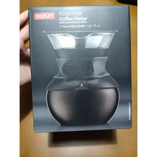 全新丹麥 Bodum POUR OVER 軟木手沖咖啡濾壺  500ml