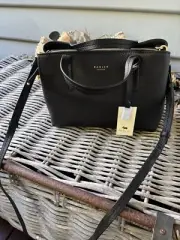 Radley Dukes Place London Crossbody Black Leather Bag