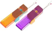 Hohopeti 2Pcs Portable Seam Ripper Ergonomic Thread Remover Tool for Sewing Comfortable Grip for Needlework and Crafting Projects Precision Stitch Unpicker