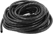 Spiral Cable Wrap -(10 mm) Cord Covers Bundle Sleeve Hose for PC TV Computer Electrical Wire Organizer, Cord Cover and Detangler (3/8'' Inch-26Ft Black)