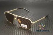 PRADA PR A53S VAF10D Matte Pale Gold Light Brown 59 mm Men's Sunglasses