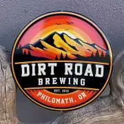 Dirt Road Brewing Co Marys Peak Tin Tacker Metal Beer Sign