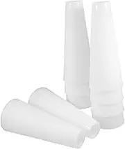 10pcs Tapered Plastic Yarn Cones for Thread Winding Bobbins Cone Thread Holder for Embroidery Crafting
