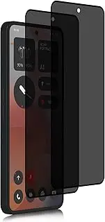 2-Pack for Nothing Phone (3a) 5G Privacy Screen Protector, Privacy Tempered Glass Film, Anti-Spy Protection for Nothing Phone (3a) Pro Screen Protector