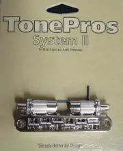 TPFA-N TonePros Metric Signature Aluminum Series Bridge w/ Bell Brass Saddles!