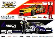 Ford Supercars v8 racing team poster,chaz mostert,Jason bright,Holden,Bathurst 1