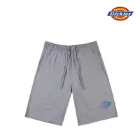 在飛比找momo購物網優惠-【Dickies】男款羽灰色純棉重磅撞色Logo印花休閒短褲