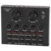 V8 Sound Card Audio Set Interface External Usb Live Microphone Sound Card3103